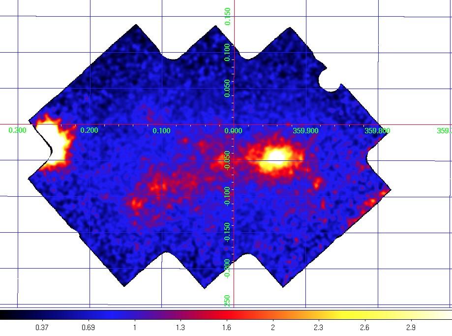 Mini-survey of Galactic Center Arches cluster spectroscopy Diffuse X-ray background spectroscopy Point source detection Sgr