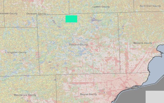 Oakland County, MI Available data A non-raster based methodology for evaluating raster data accuracy Relationship between error & land cover Ortonville and the