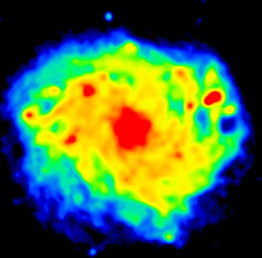 NGC 6946 20cm VLA Total intensity (Beck 2007) Radio synchrotron disk: