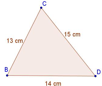 IX. Answer the following A) Given the following triangle, find the measure of all three angles to the nearest thousandth of a radian.