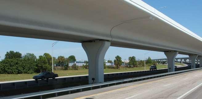 Selmon Expressway, Tampa Reversable Elevated Lanes project, 2003-2005