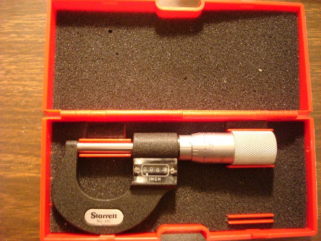 5 OBJECTIVE 1 Window Micrometer Given a window micrometer capable of reading.