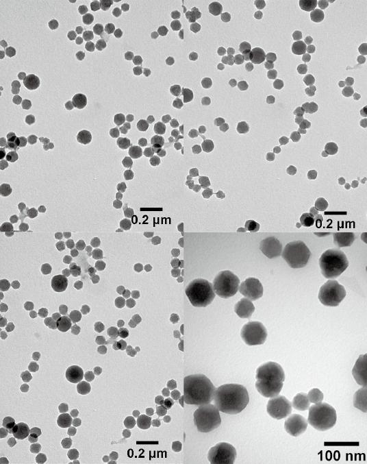 Fig. S1. TEM images of nano MIL-11(Cr) synthesised with perfluorostearic acid. Fig.