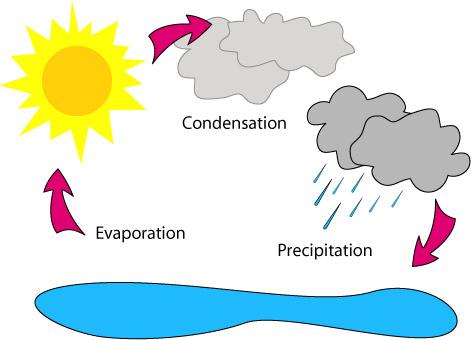 Solids lose heat faster the liquids. Land cools down faster than the ocean (Water keeps heat longer than land).