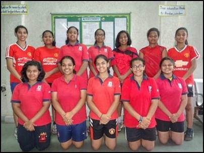 NBASA Throw ball Champs U/12 Girls Throw Ball team secured the First Place in the Navi Mumbai Area Schools Association