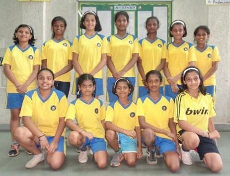com/achievements 17-18/sports/NBASA U/16 Girls Throw Ball team secured the Second Place in the Navi- Mumbai Area Schools