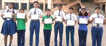 Quiz Tech Fest III Students excelled in the National School Quiz 2017 at Tech Fest IIT, Bombay conducted by Robomate.