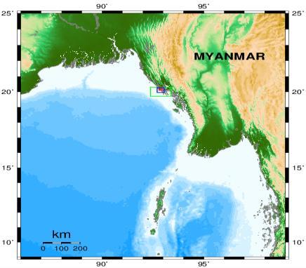 3.2 Study Area and Target Area Myanmar experienced the tsunami effect of the M 9.2 earthquake on 26th December 2004 Sumatra earthquake.
