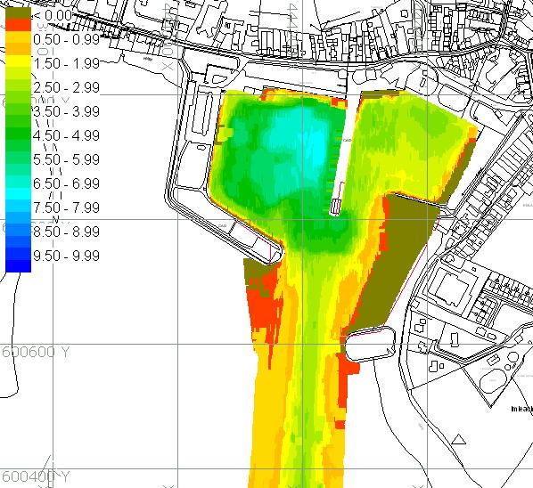 4. Survey Results 4.1 Swath Bathymetry Survey Method The swath bathymetry survey was carried out on September 21 st 2016 in the harbour basins and dredged channel.