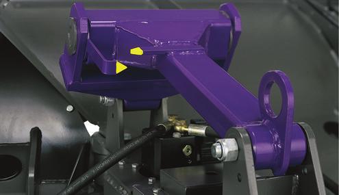 Holms clever parts Adjusting the ground pressure With the right ground pressure every time, you get a safe and comfortable ride, while reducing wear and the risk of lateral dispersal.