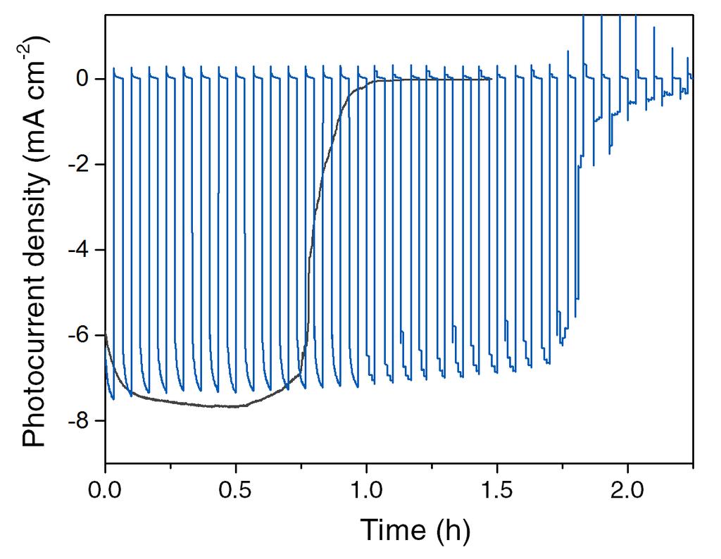 Supplementary Figure 17. Chronoamperometry under continuous illumination.