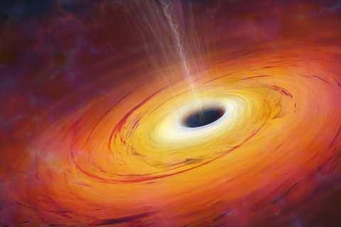 BH in Quasar is an abbreviation for quasi-stellar object The accretion disk around the black hole Their spectra looks like those of stars But way too bright to be seen at