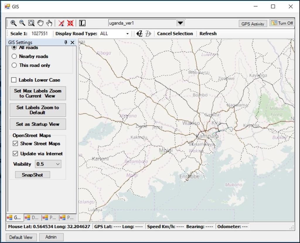 15 Mobicap Setup and interface Map window Data capture/data management window