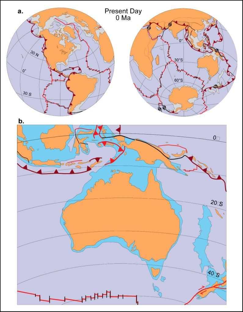 Victoria Museum 11 Australia continental drift During the development of the Lachlan Orogen,