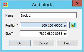 We now create one block representing the whole model. Main menu Geometry Create Add block [Fig. 21]-[Fig.