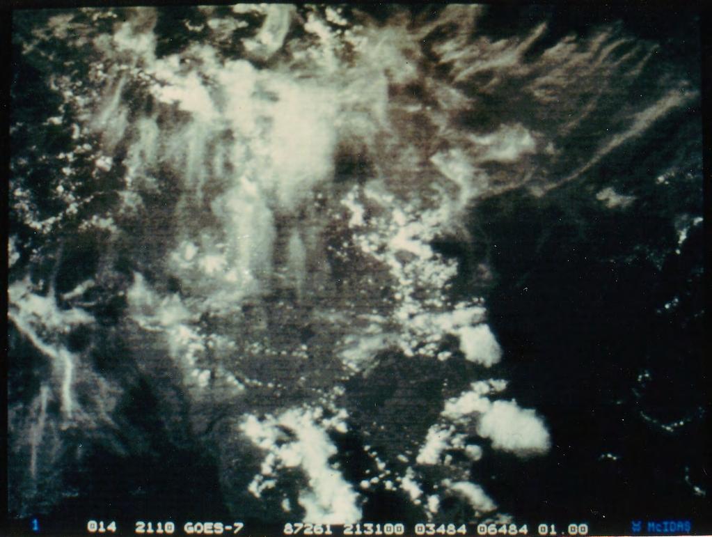 Viewing perspective is an important consideration!!! Thunderstorms and clouds observed by GOES East over Florida.