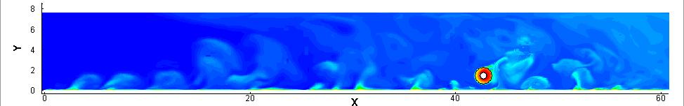 Turbulent Prandtl number for mixed convection around a heated cylinder 299 U in T in y q' ' x T w (a) (b) Figure 3.
