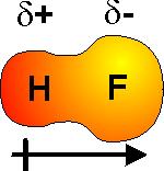 Electronegativity the more electronegative atom (often O, N, S) will pull the electron pair towards it more often and gain a partial