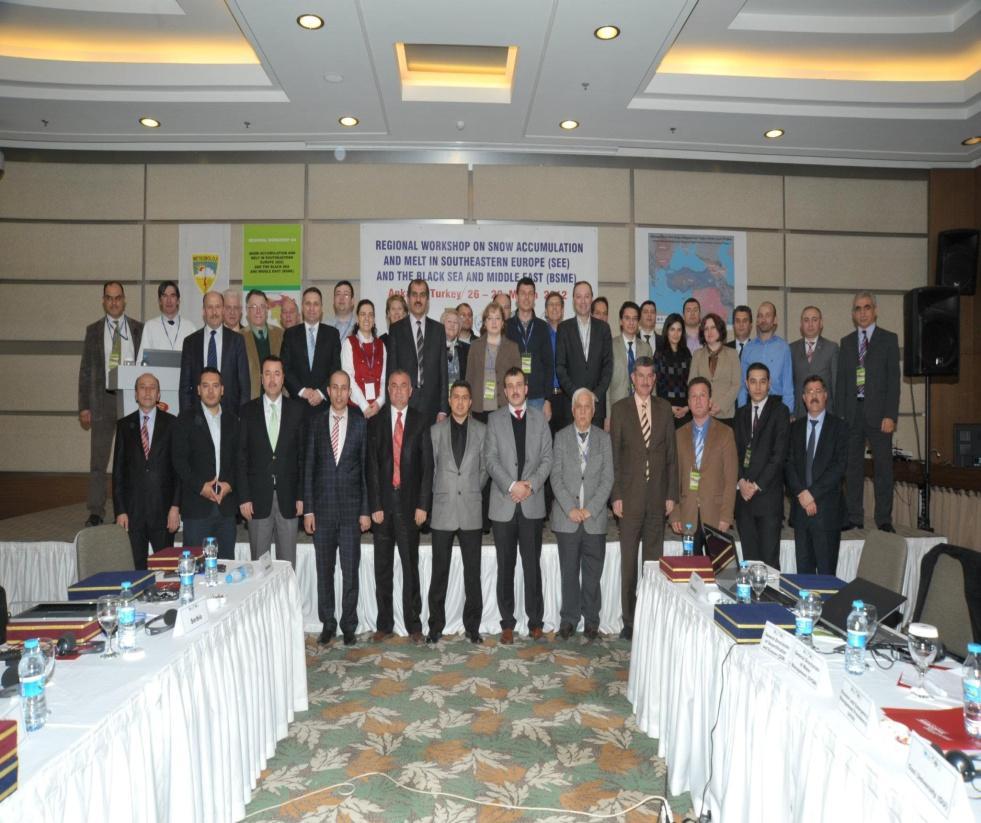 Regional workshop on snow accumulation and melt in Southeast Europe (SEE) and Black Sea and