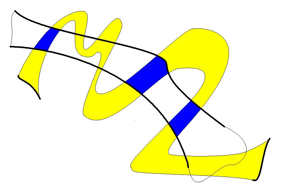 124 D. Papini - F. Zanolin Figure 8: (taken from [60]). Example of oriented cells R (white) and ψ( R) (light color) with crossings into three slabs (darker color).