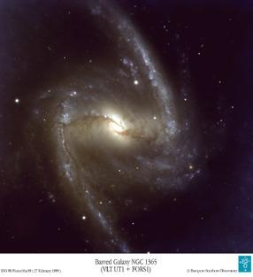 Barred-Spiral (SBc) Galaxies: NGC 1365: