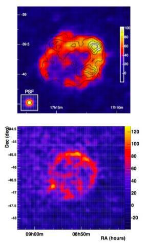 Supernova Remnants (2007) Nonthermal accelerators >100TeV Spectral