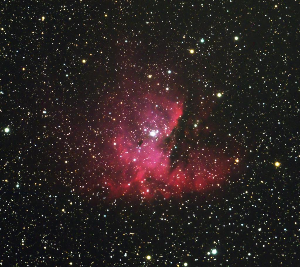 The Pac Man Nebula What kind of spectrum will it show?