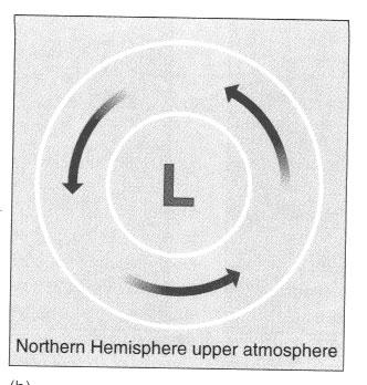 Balance of Force in the Horizontal Properties of the Three Cells Upper Troposphere (free atmosphere) thermally direct circulation thermally indirect circulation H (high pressure) pressure