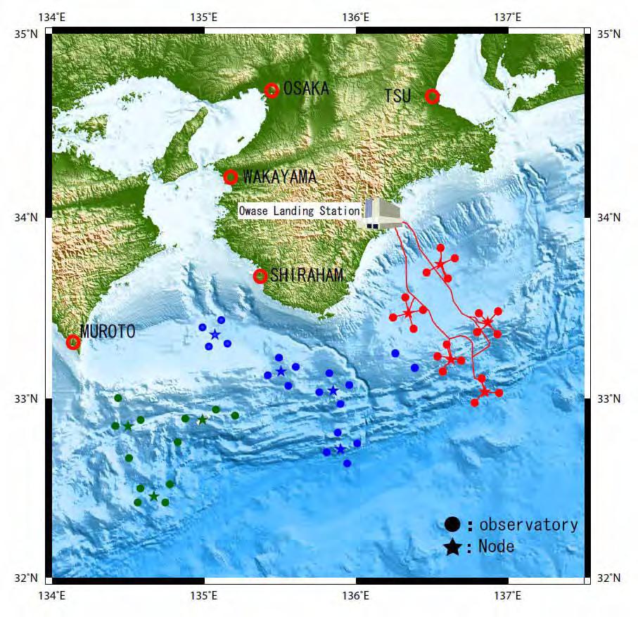 DONET Phase 2 (DONET2) A similar seafloor network system is needed for region off Kii Peninsula and Shikoku to decrease disasters