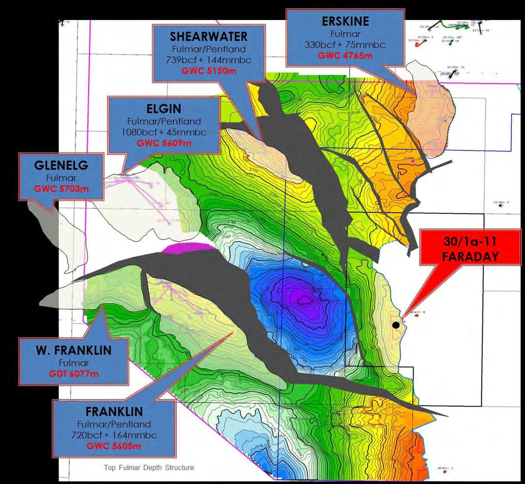 3 Work programme summary 3 Work programme summary The original work programme required the Licensees to drill one well on the Faraday Prospect to a depth of 5,569m or 100m into the Jurassic Pentland