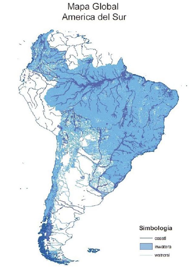 Global Map Data of South America, which was executed by the end of the year 2012, motivating the start-up of participative cartographic activities. (Hunt, 2012). Figure No.