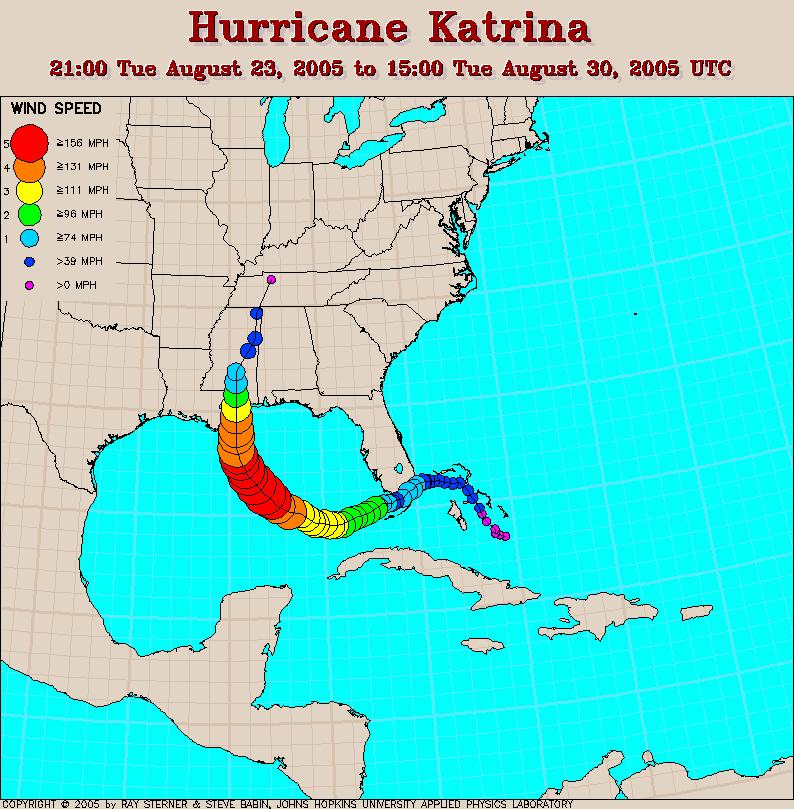 HURRICANES KATRINA AND RITA Hurricane Katrina Landfall: August 29 2005 Landfall location: Between