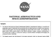Outline Overview - NASA at AAS Meeting