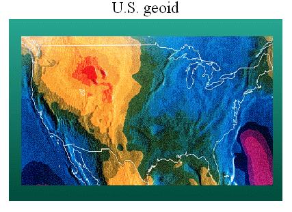 Geoid: A three-dimensional undulating