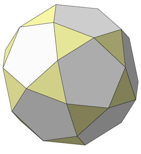 KoG 19 015 Z. Can Ö. Gelişgen R. Kaya: On the Metrics Induced by Icosidodecahedron... Euclidean one but distance is not uniform in all directions.