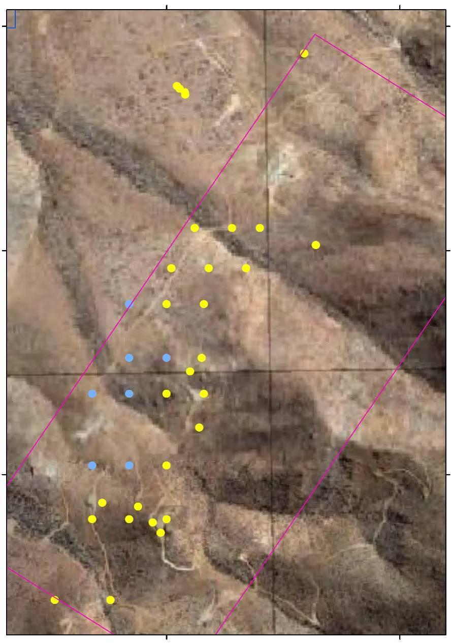 Productora Central Area Interpretation and New Results 30m@0.8% Cu only vertical mine hole 42m@1.