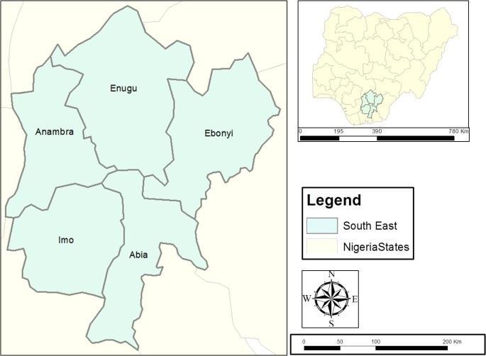 area classified as built environment in the three images, Owerri on the other hand continuously grew from 1987 to 2013.