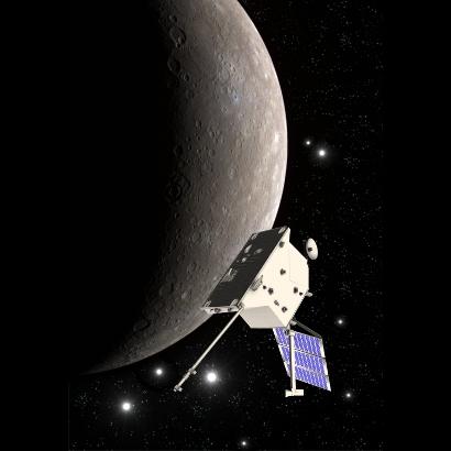 The scientific mission is composed of 2 orbiters: the Mercury Planetary Orbiter (MPO) built by ESA. Will study the surface and internal composition of the planet.