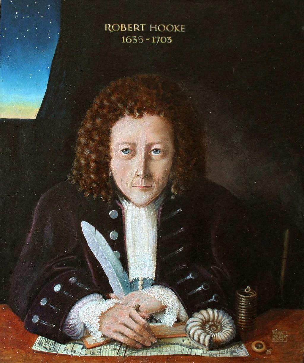 Hooke and Newton: Discussing gravity 1679-1680: Robert Hooke and Isaac Newton exchange a few letters discussing physics and philoshophy, in which Newton suggests Hooke to find an experimental proof