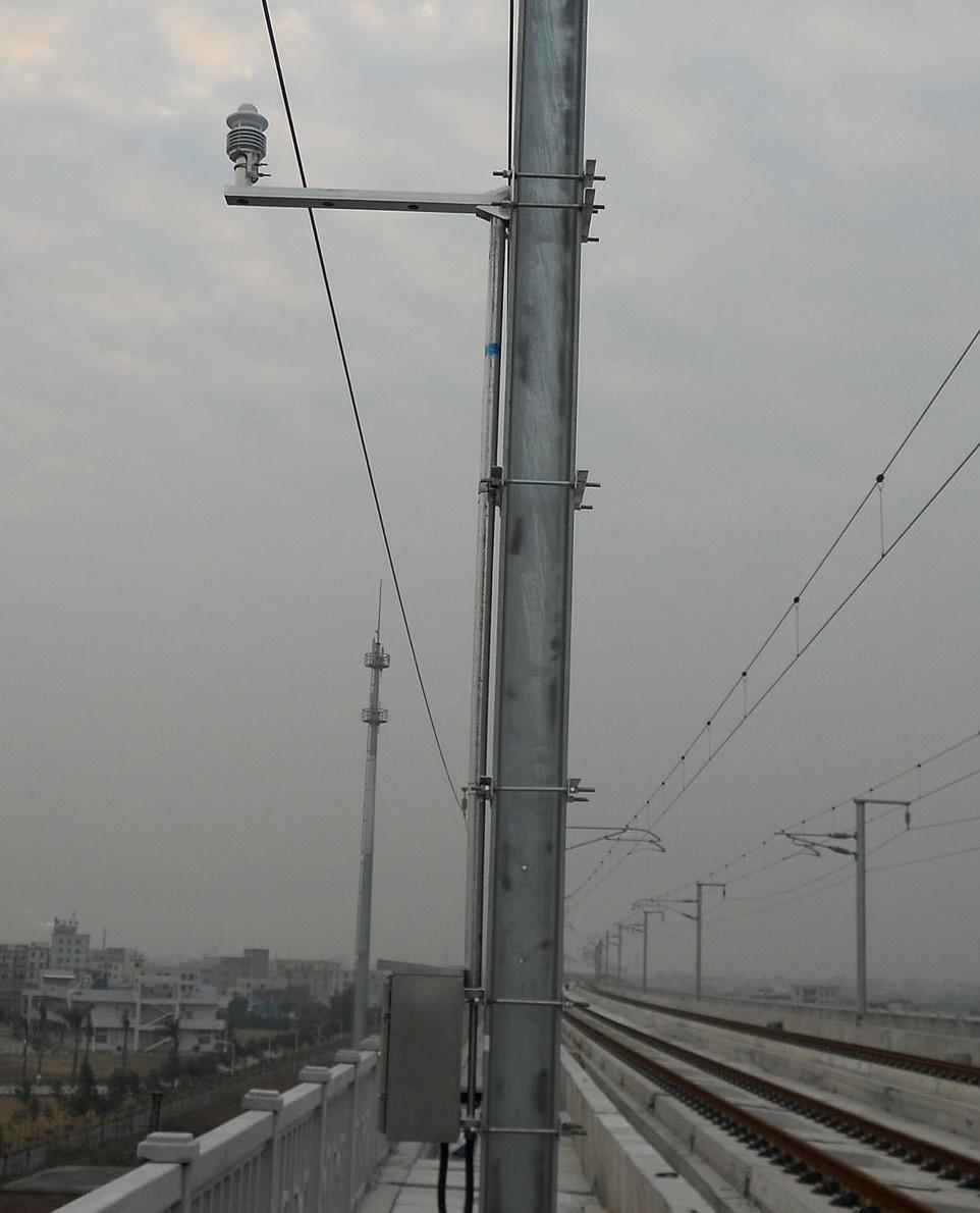 10. High Speed Train Wind measurement with High Speed Train operations, China The compact weather stations WS500- UMB and WS600-UMB from Lufft provides reliable wind measurements along
