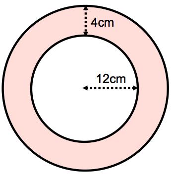 24. AREA OF A CIRCLE (video 40) Shown below is a circular photo