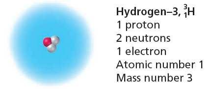 different number of neutrons (and thus a