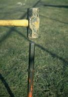 APPLICATIONS (continued) When a stake is struck by a sledgehammer, a large impulse force is delivered to the stake and drives it into the ground.