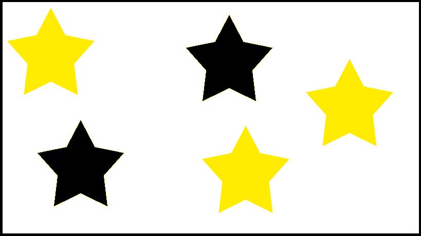 At most three stars