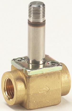 Brass valve body, NC ISO228/1 G 1 8 G 1 4 Seal material Orifice size Kv - value [m³/h] EPDM 1.2 0.04 FKM 1.2 0.04 FKM 1.5 0.08 EPDM 2.0 0.11 FKM 2.0 0.11 EPDM 2.5 0.17 FKM 2.5 0.17 EPDM 3.0 0.22 FKM 3.