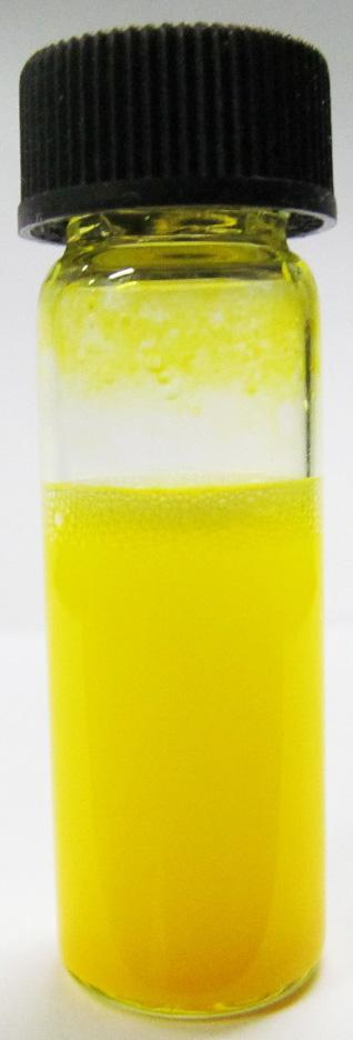 Fig. S10. Photograph of the F8BT microemulsion.