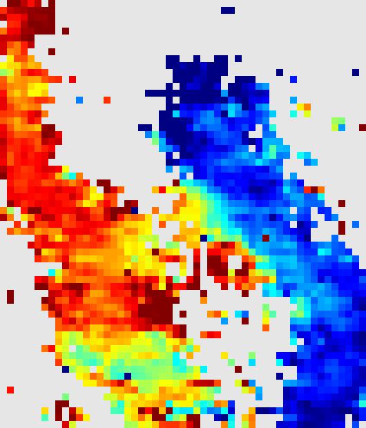 6 Fischer et al. Figure 6. Stacked contour maps of continuum-subtracted [S III] 0.95µm (red) and H 2 2.12µm (blue) emission in the overlapping field of view in NIFS Z- and K-band observations.