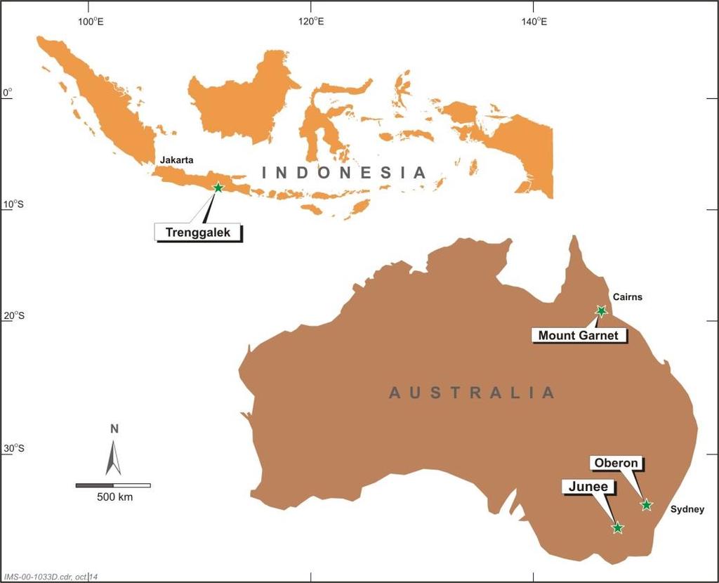 AUSTRALIA ARX operates a joint venture to explore for gold and base metals on the Mount Garnet Project located in northeast Queensland (Figure 4).