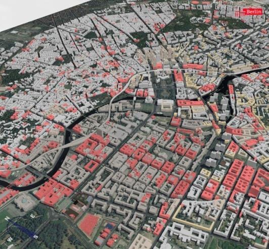 Urban Model of Berlin based on OGC CityGML Copyright