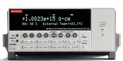 Alternative equipment Keithley Electrometer 610C, extremely simple but cleverly